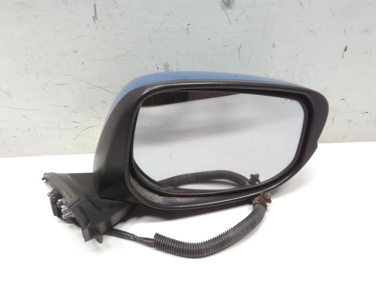 Honda Jazz 2 GG original Au&szlig;enspiegel rechts elektrisch beheizt 5pol BJ2008 BG53M Cerulean Blue