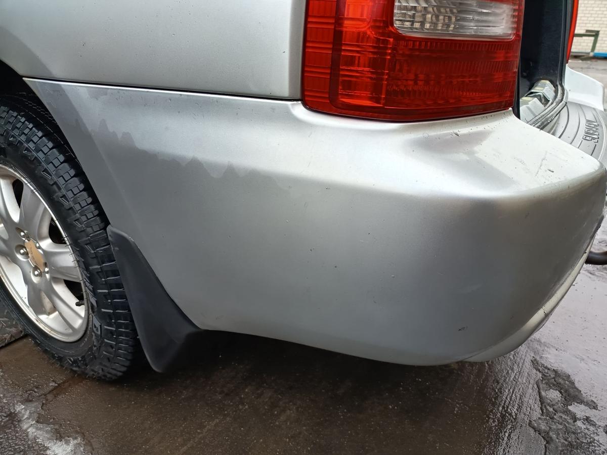 Subaru Forester SG original Sto&szlig;stange hinten 01G Silber Baujahr 2005