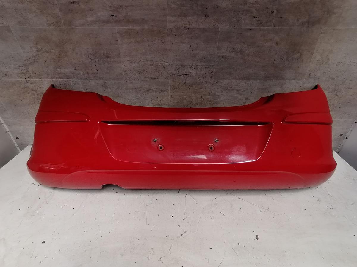 Opel Corsa D original Stoßstange Stossfänger hinten Magmarot Z547 3-Türer Bj.2008