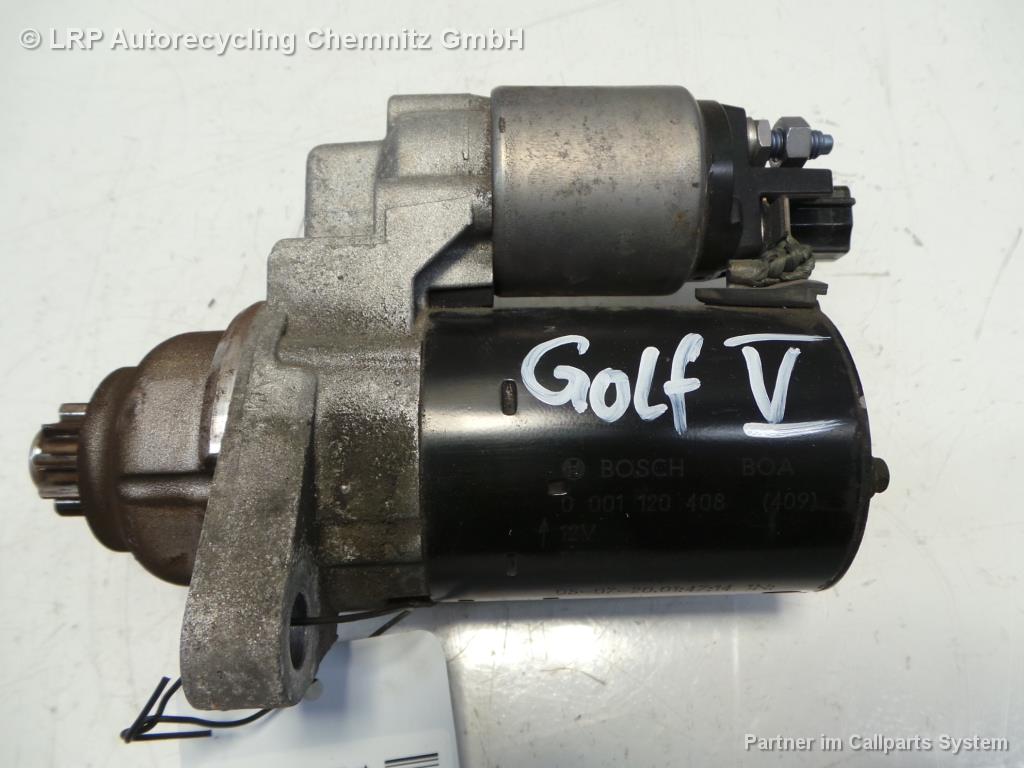 VW Golf 5 original Anlasser Starter 1.6 75KW Bj.2005