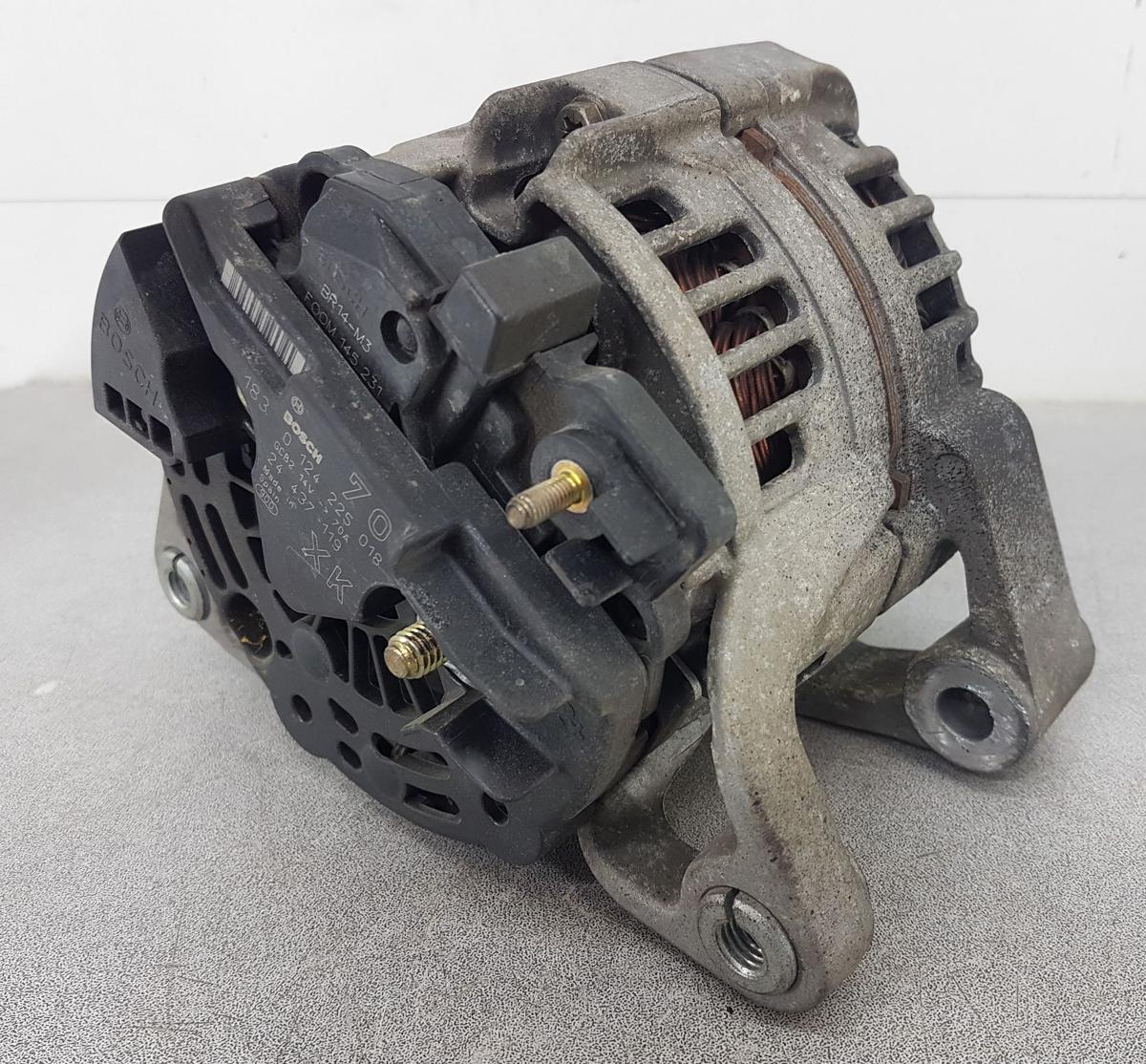 Opel Agila A Lichtmaschine Generator 70A 24437119 0124225018 Bj01 1,2 55kw Z12XE
