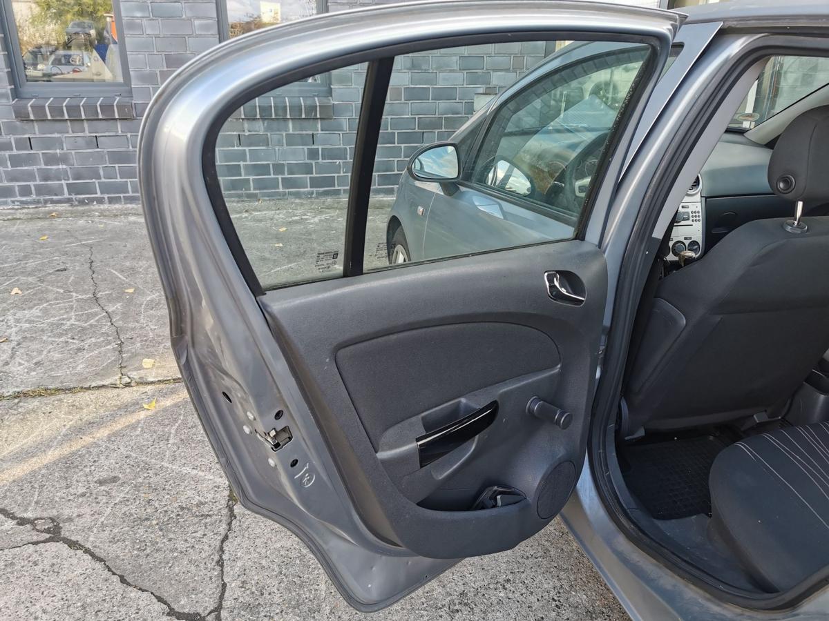Opel Corsa D Tür Autotür Fondtür Rohbautür hinten links Z163 Lichtsilber met