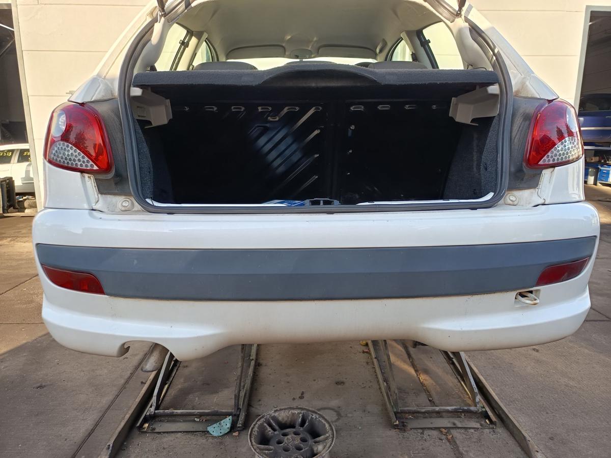Peugeot 206+ original Sto&szlig;stange F&auml;nger hinten Heck EWP Schneewei&szlig; Bj 2009