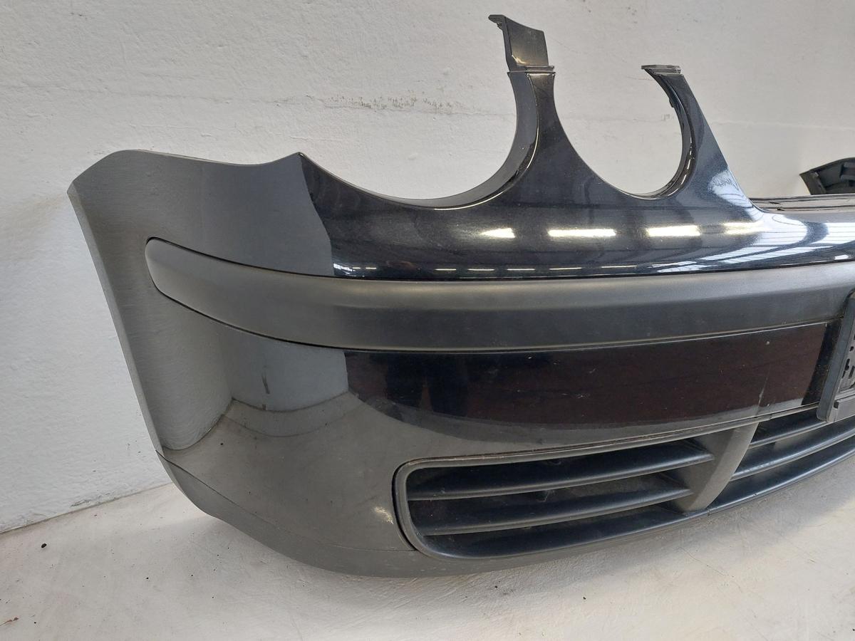 VW Polo 9N 9N1 Sto&szlig;f&auml;nger vorn Sto&szlig;stange Frontsch&uuml;rze LC9Z Black Magic Perl