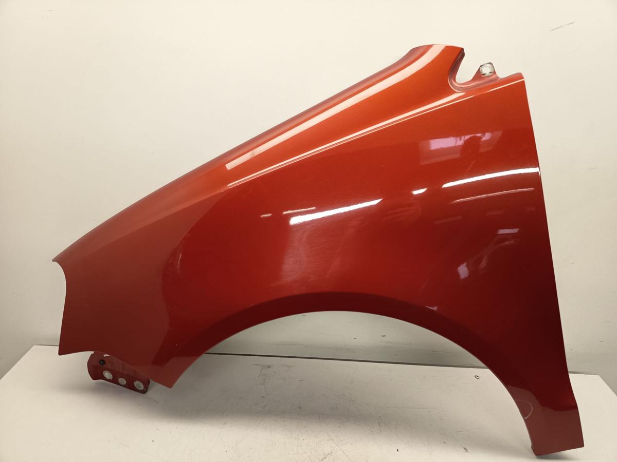 VW Polo 9N3 original Kotfl&uuml;gel vorn links copperorangemet. LA2W BJ2006