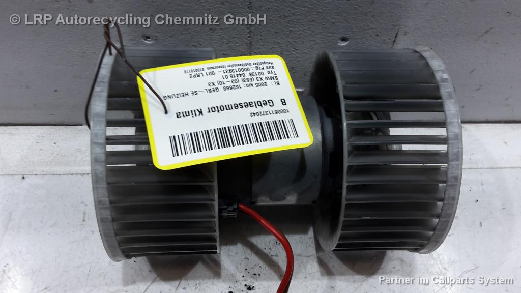 BMW X3 E83 BJ 2005 Gebläsemotor Heizgebläse 0130101103