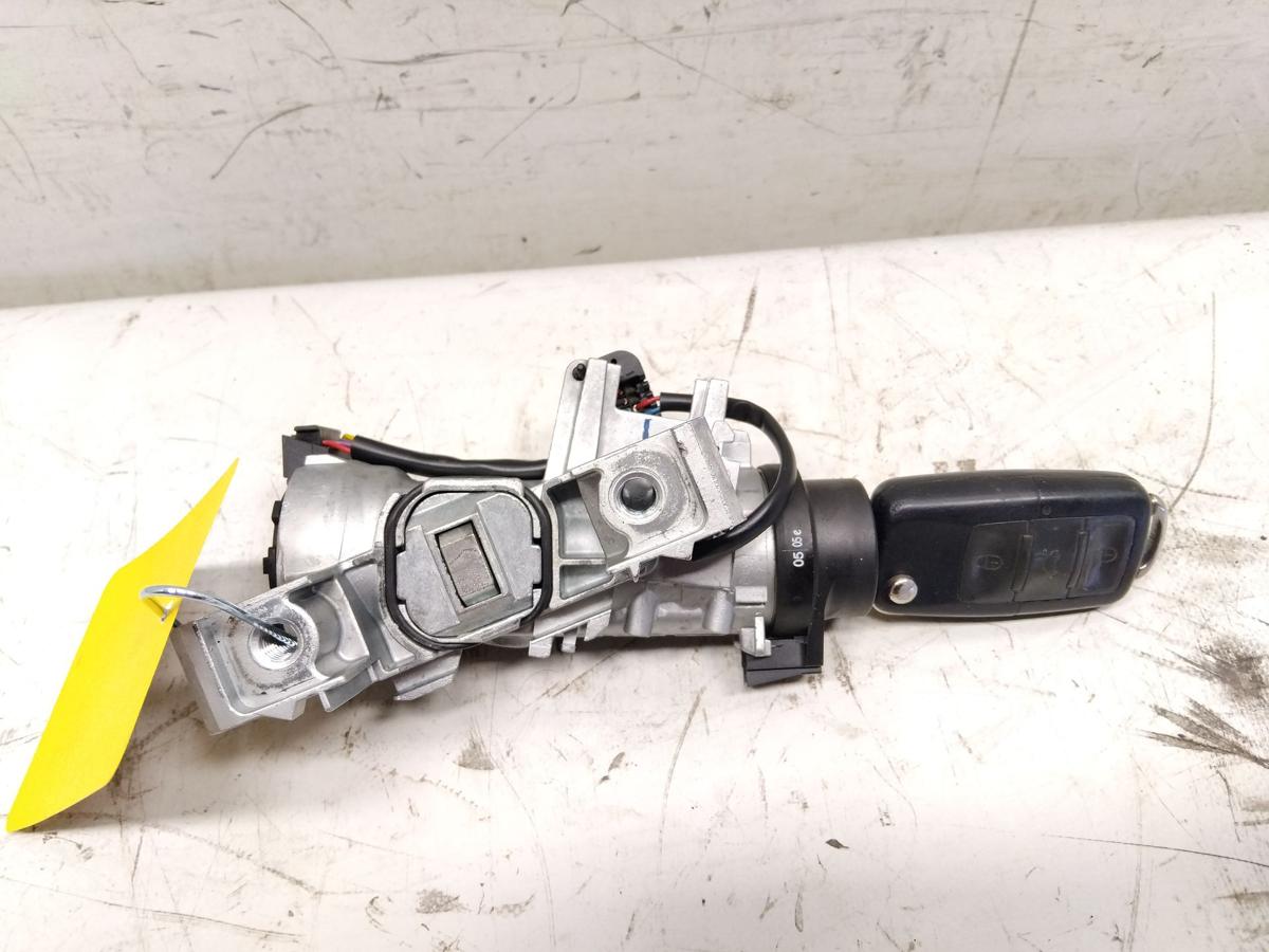 VW Golf Plus 5M orig Z&uuml;ndschlo&szlig; mit Lesespule und Schl&uuml;ssel BJ2006 1K0905851B