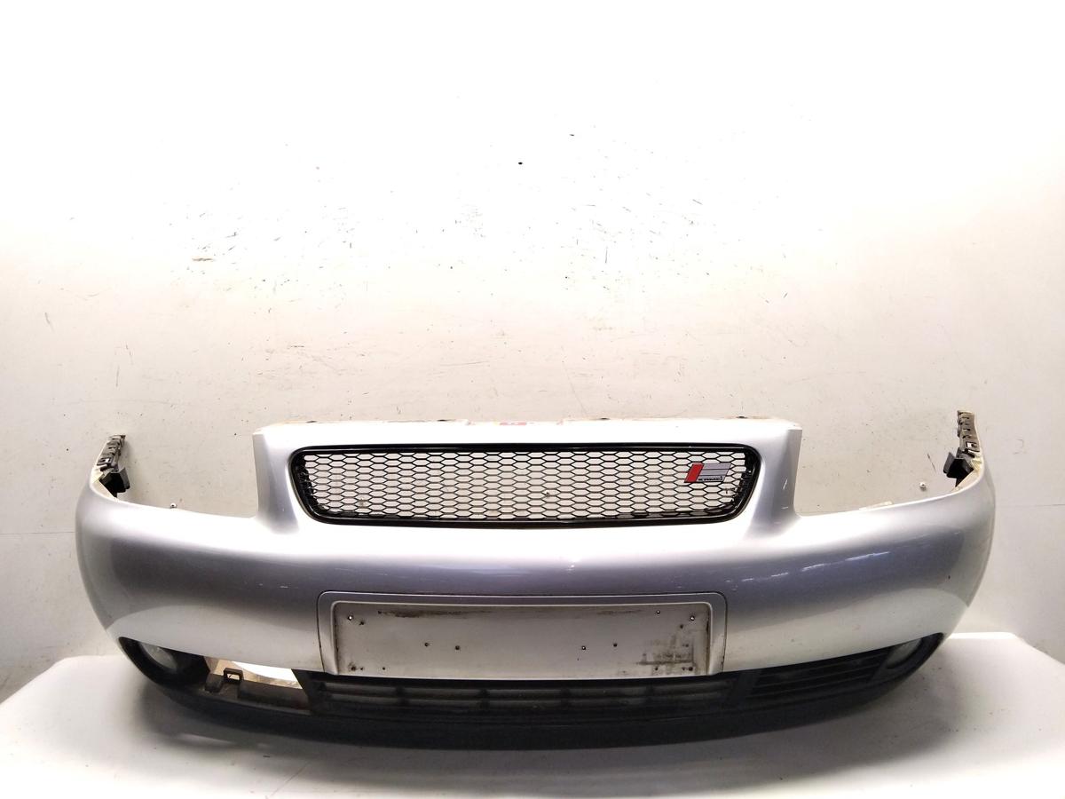 Audi A3 8L Facelift original Stoßfänger Stoßstange vorn silber Bj.2002