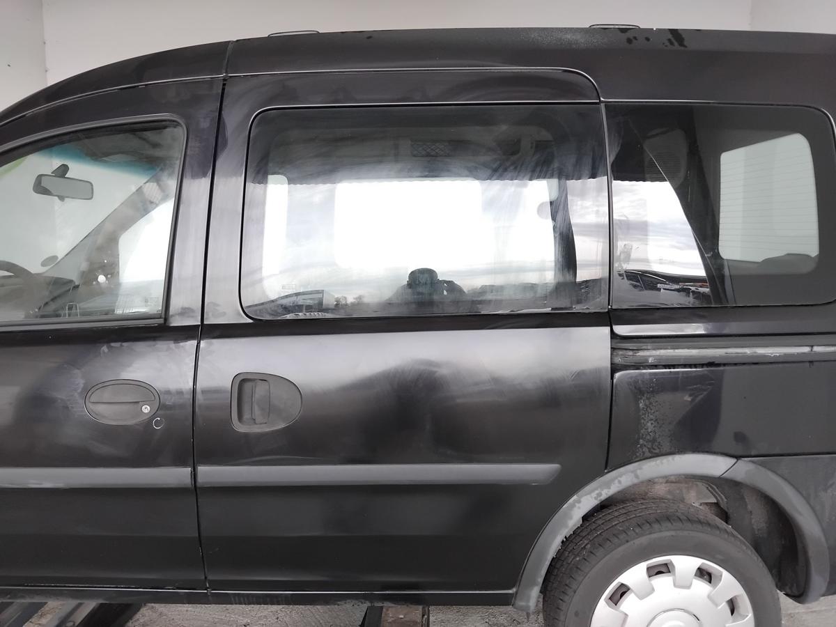 Opel Combo C Tour Schiebetür links mit Ausstellscheibe BJ2008 2HU saphirschwarzmetallic Z20R