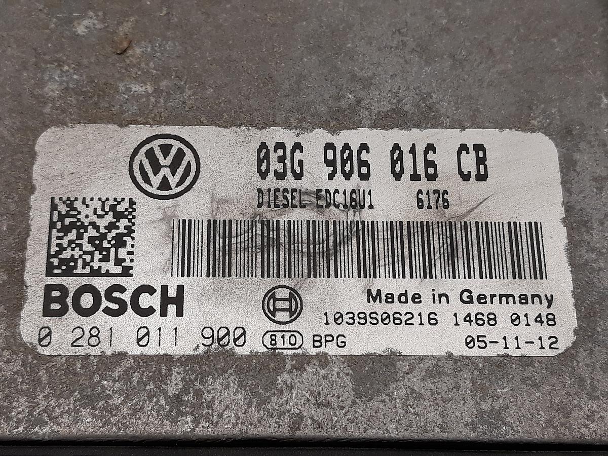 VW Golf 5 Bj.2005 original Motorsteuergerät 1.9TDI 77kw, 0281011900 Bosch