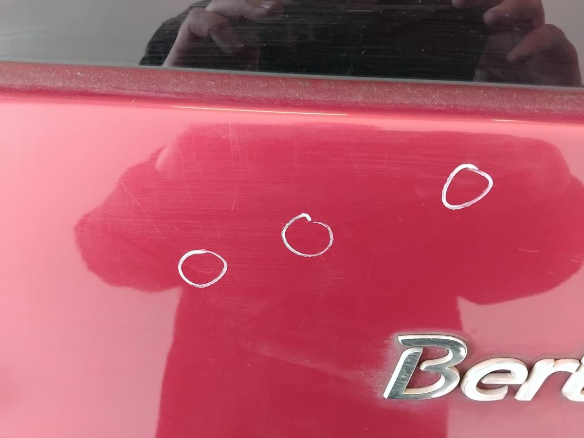 Citroen Berlingo 2 Heckklappe EKQ luziferrot inkl. Heckscheibe klappbar BJ2010