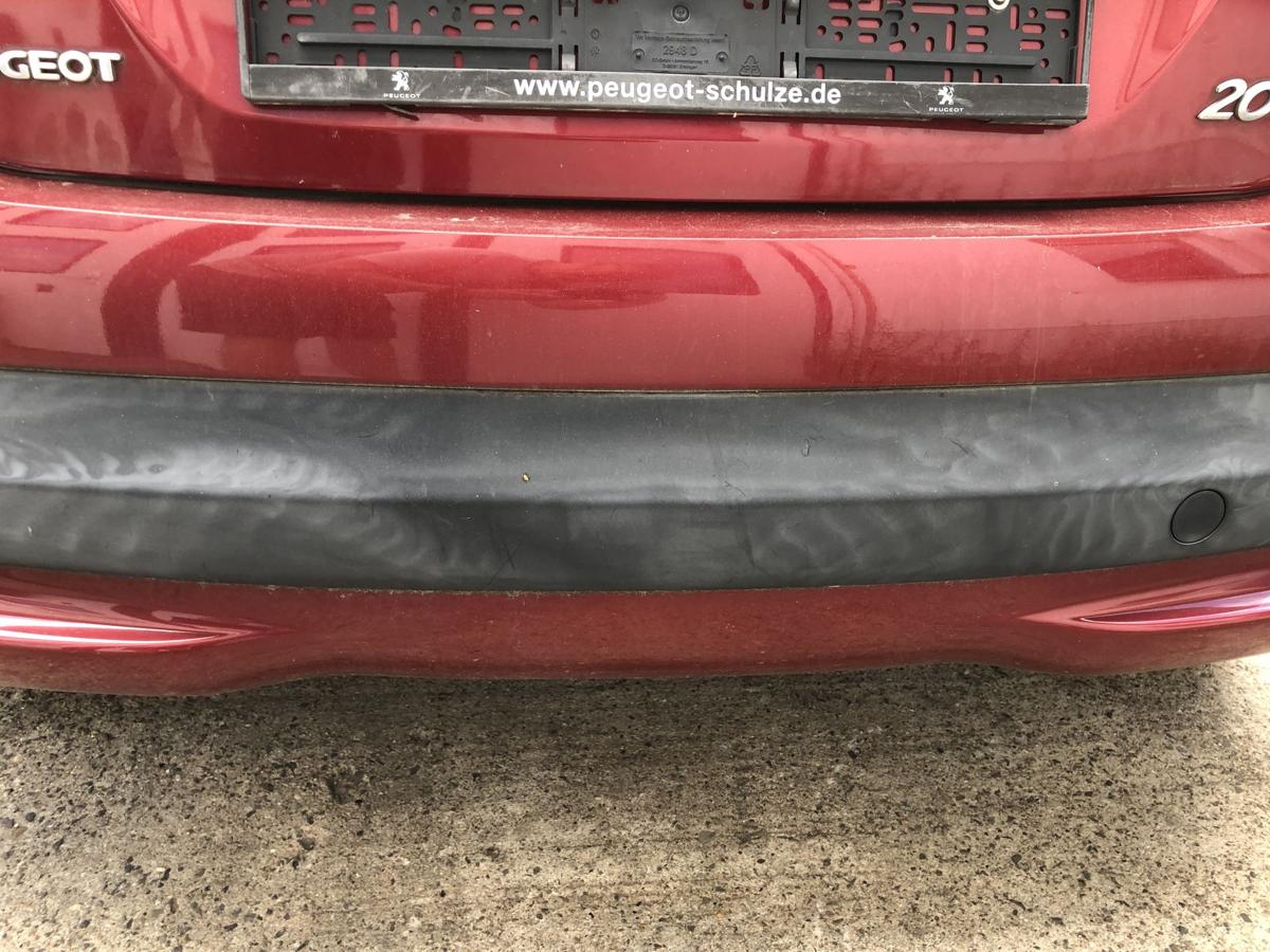 Peugeot 207 WA WC Sto&szlig;f&auml;nger hinten Hecksch&uuml;rze 3trg KJC Rouge Erythree Nacre