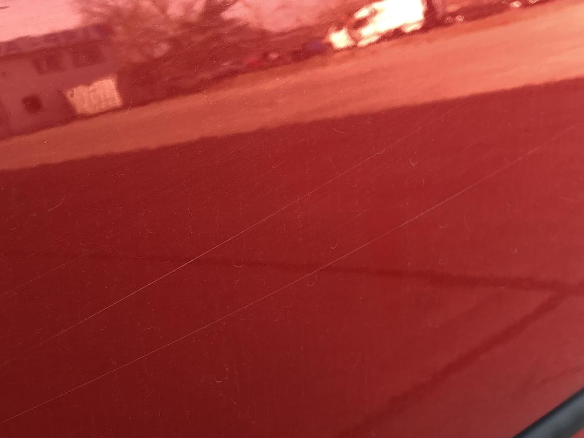 Renault Twingo 2 II T&uuml;r vorn rechts Beifahrert&uuml;r im Rohbau OV727 Spanischrot