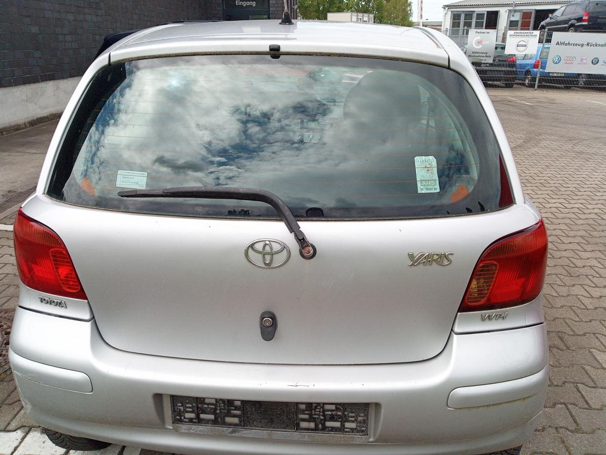 Toyota Yaris XP10 original Heckklappe mit Heckscheibe Silber Bj.2004