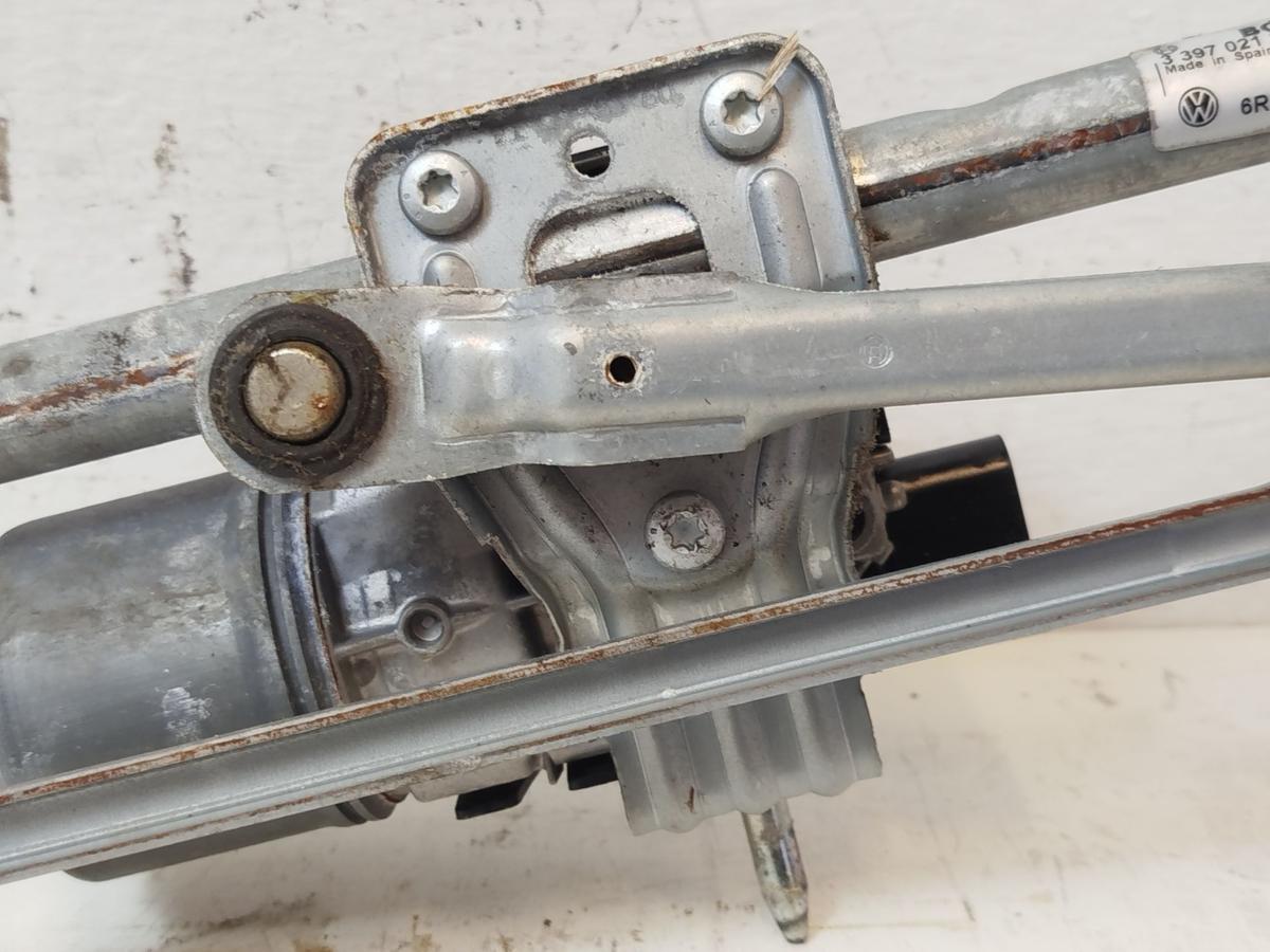 VW Polo 6R Wischermotor vorn Wischergest&auml;nge Wischerantrieb OEM Scheibenwischer