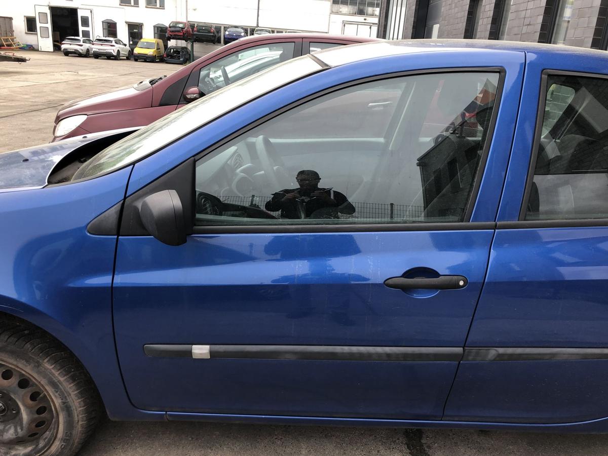 Renault Clio 3 Typ BR T&uuml;r vorn links Fahrert&uuml;r im Rohbau TERNA Blue 5-t&uuml;rig