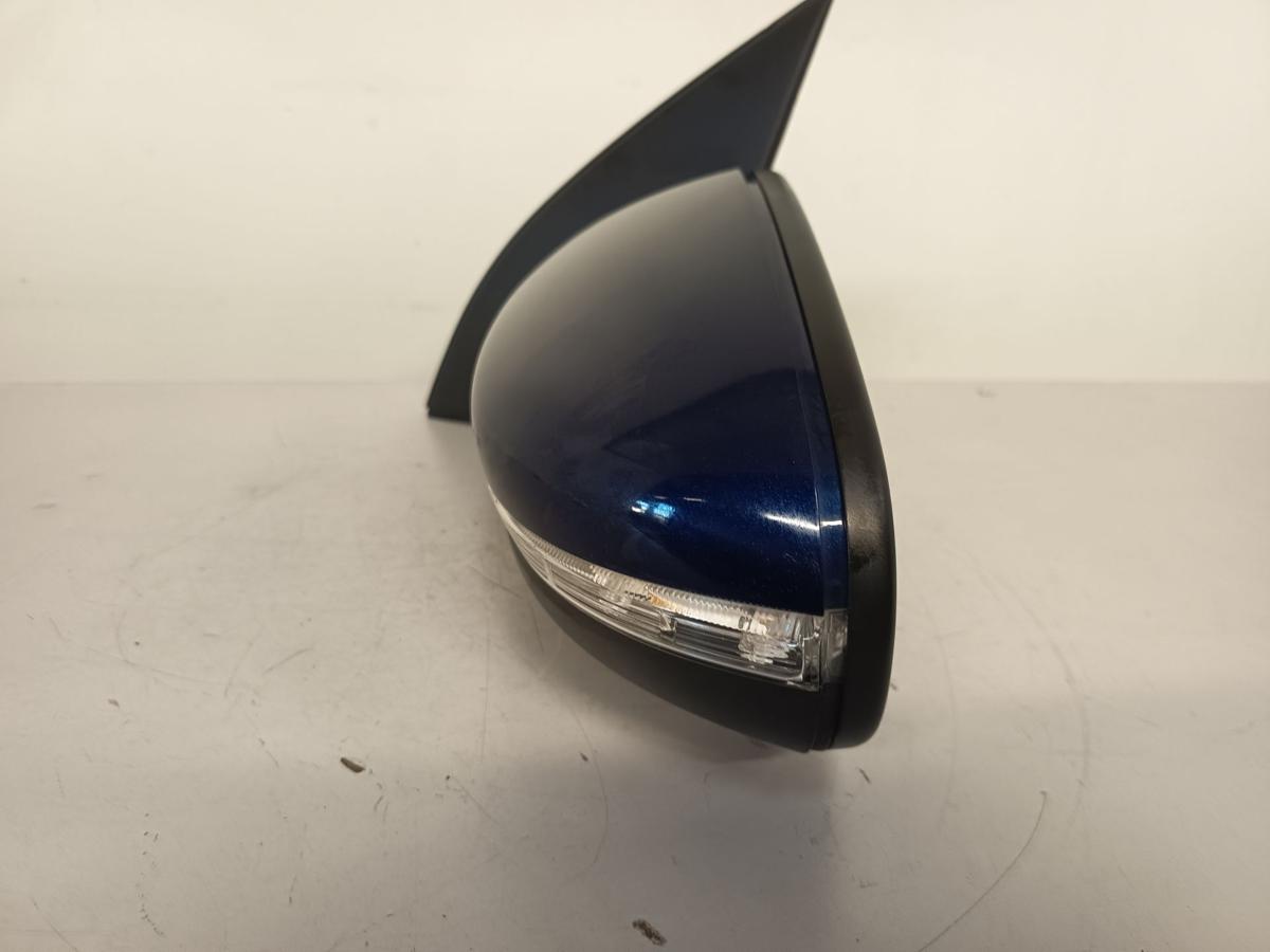 VW Golf VI 6 Limo orig Spiegel links elektrisch Blinker 5trg LD5Q Blau Bj 2009