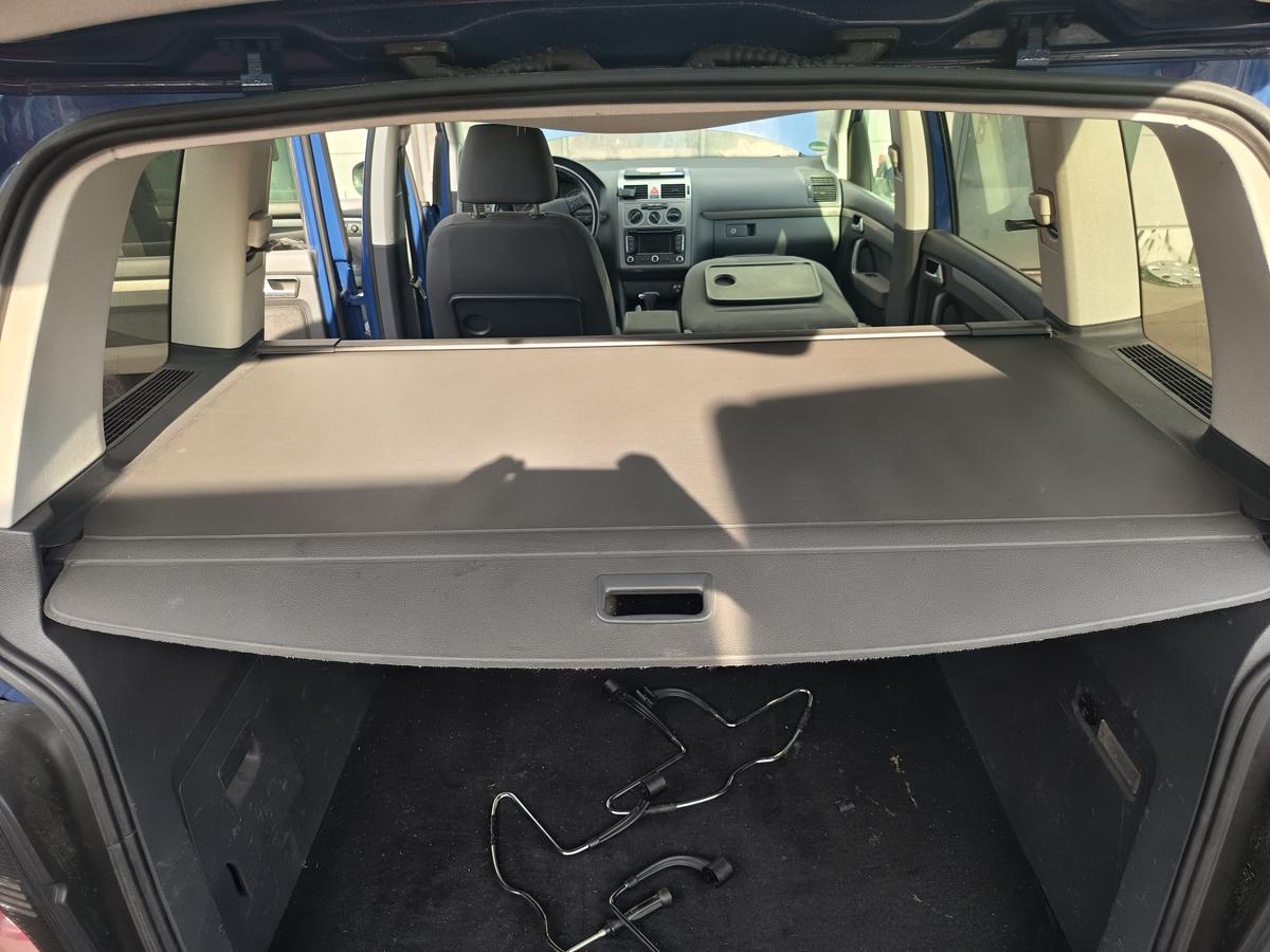 VW Touran GP 1T original Laderaumabdeckung Rollo Anthrazit Bj 2009