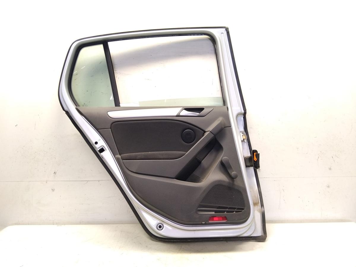 VW Golf 6 Flie&szlig;heck T&uuml;r hinten links LA7W reflexsilbermetallic BJ2009