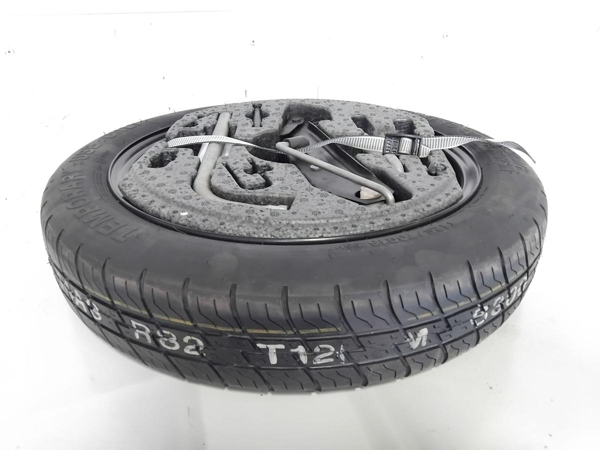 Audi A3 8P original Notrad 16 Zoll inkl. Werkzeugbox Wagenheber BJ2006 unbenutzt