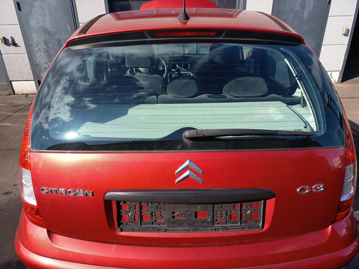 Citroen C3 original Heckklappe mit Scheibe EKQ Luziferrot Bj 2007