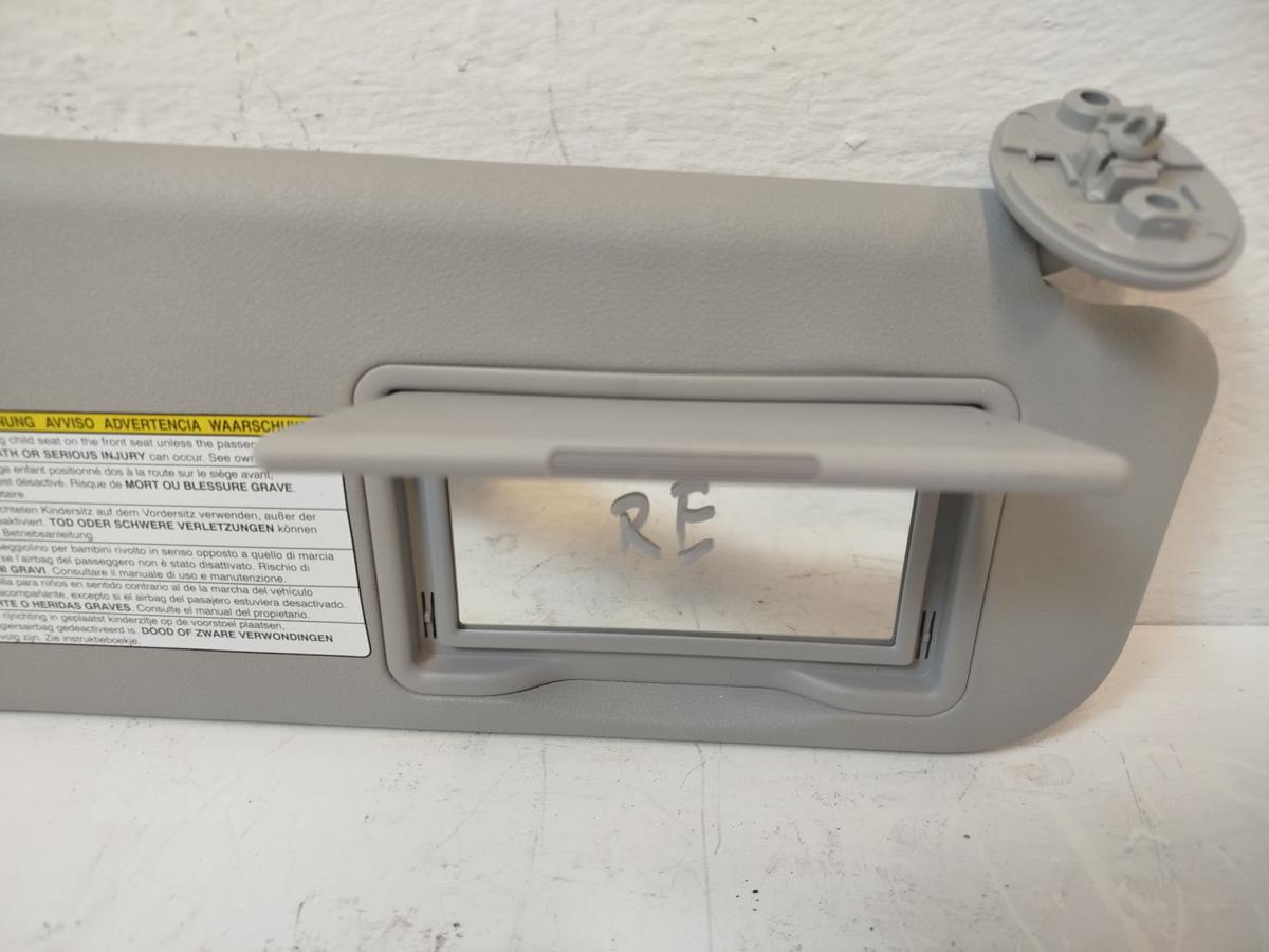 Toyota Yaris XP13 Sonnenblende vorn rechts Beifahrerseite