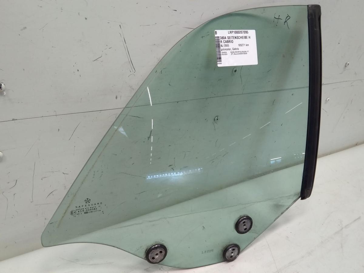 Chrysler PT Cruiser Cabrio Seitenscheibe hinten rechts gr&uuml;ncolor Bj.2005