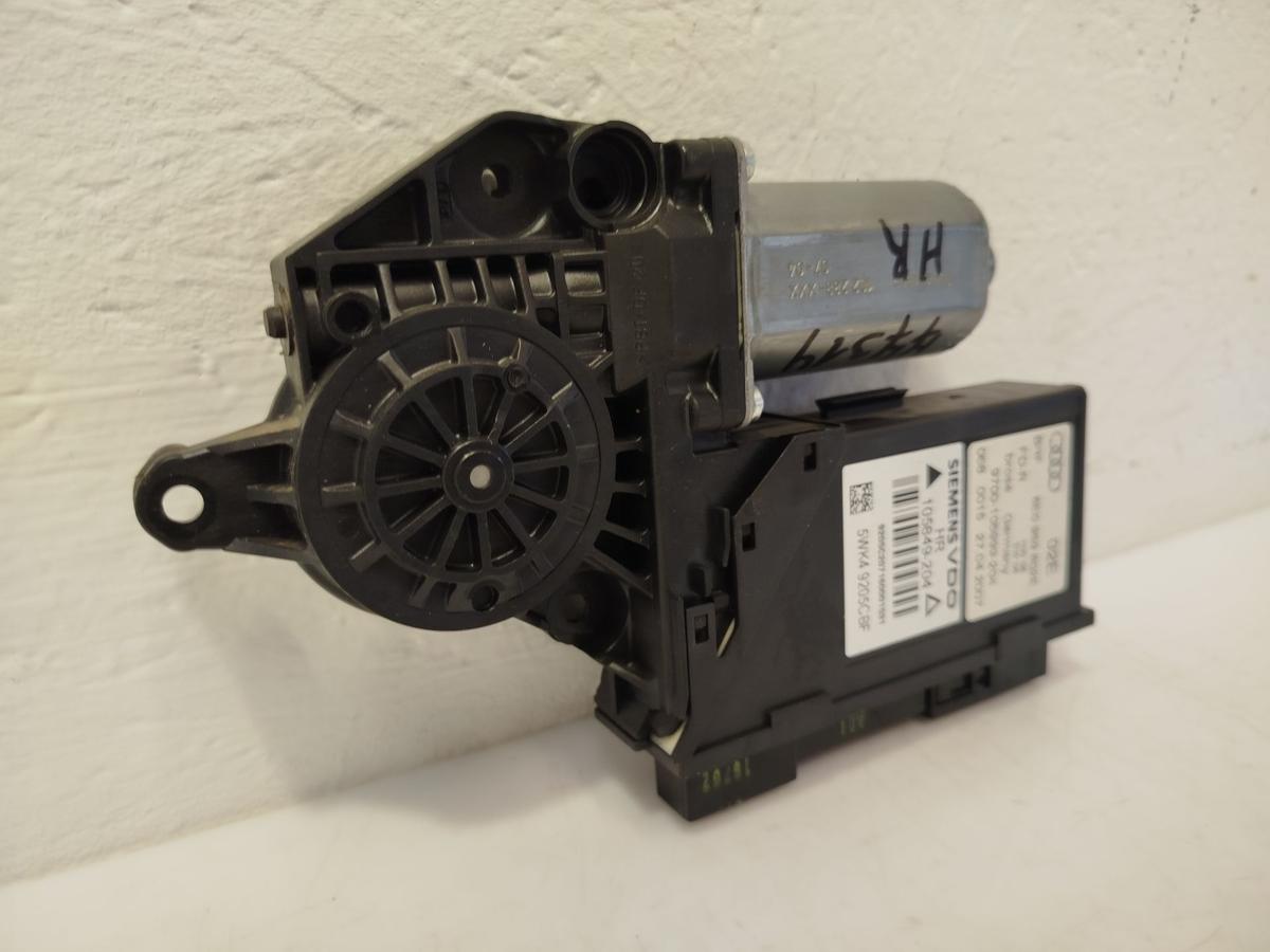 Audi A4 8E B7 Fensterhebermotor Motor Fensterheber hinten rechts mit Steuerteil