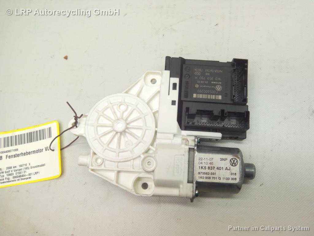 VW Golf 5 Variant Fensterhebermotor vorn links 1K0959701Q BOSCH BJ2008