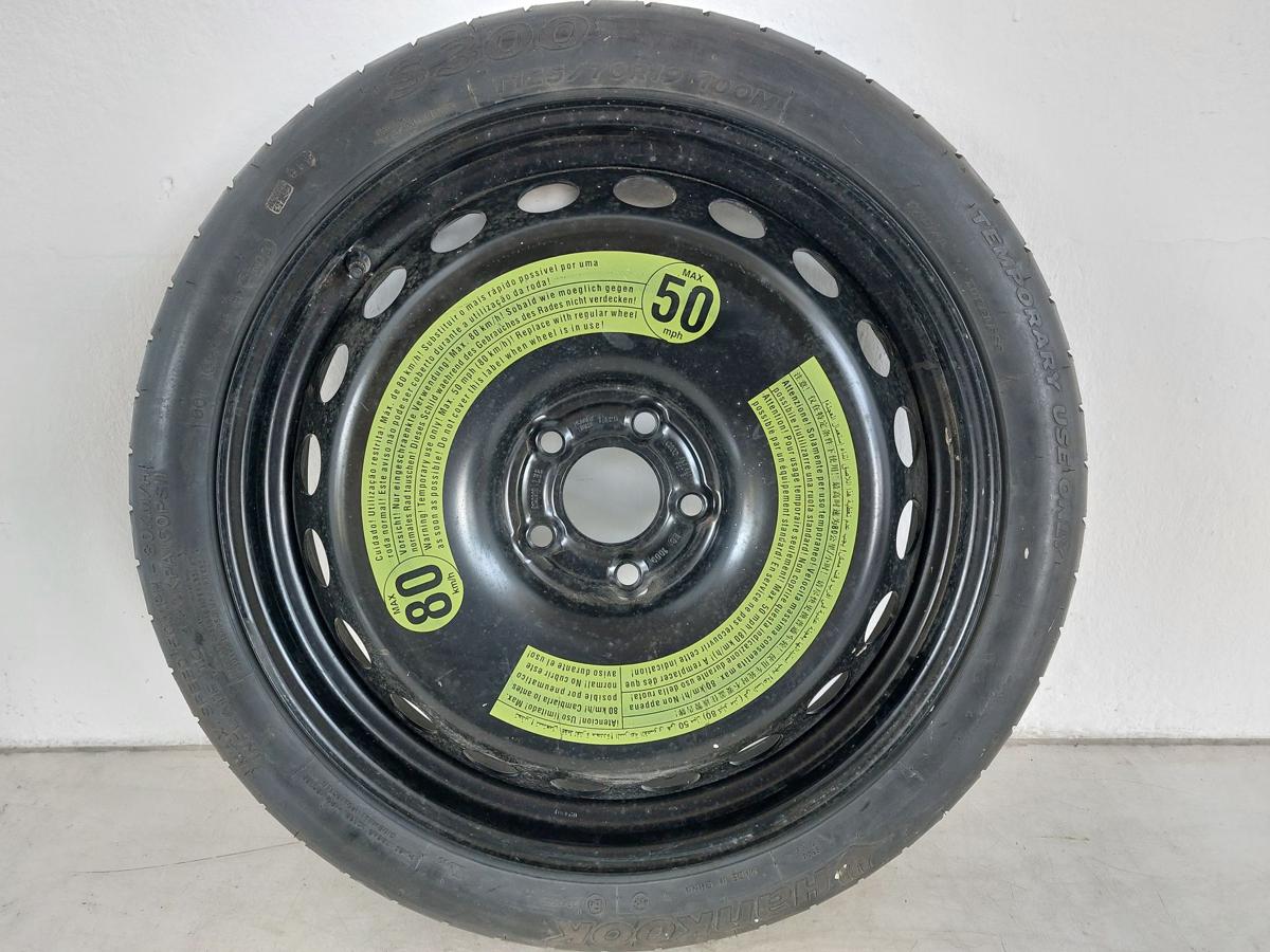 Audi A5 8T Sportback Notrad Reserverad 4x19 ET29 Reifen T125 70 R19 OEM