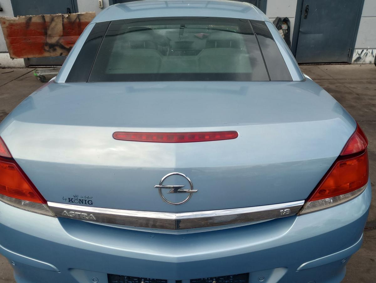 Opel Astra H TwinTop orig Heckklappe Cabrio Kofferraumdeckel Z21C Aeroblau Bj 08
