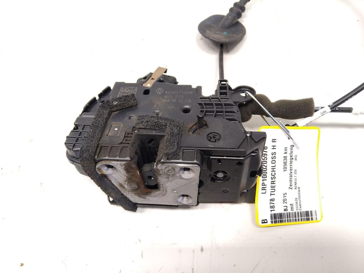 Renault Zoe original T&uuml;rschlo&szlig; hinten rechts mit Zentralverriegelung Bj.2015