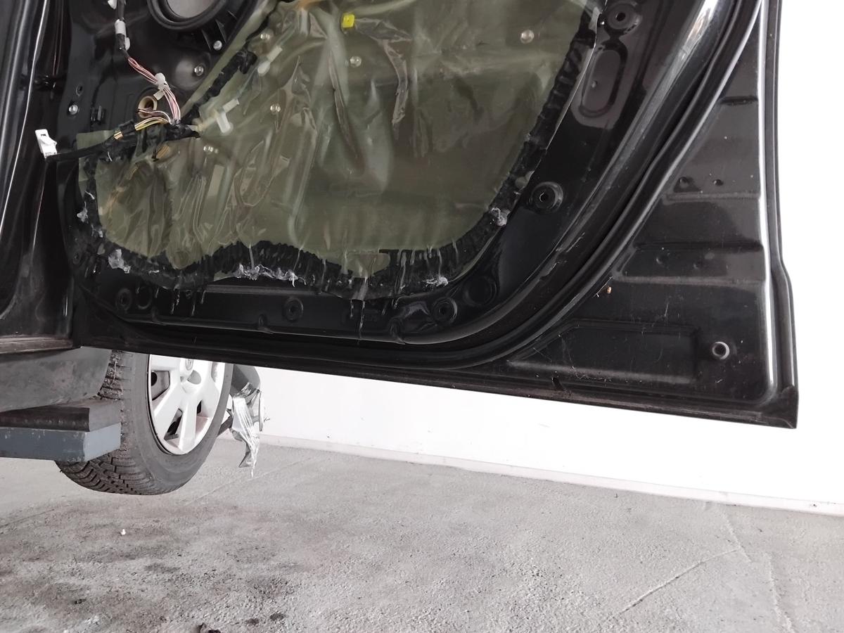 Toyota Corolla Verso II AUR10 Tür vorn rechts Beifahrertür BJ2006 209 night sky black perleffekt