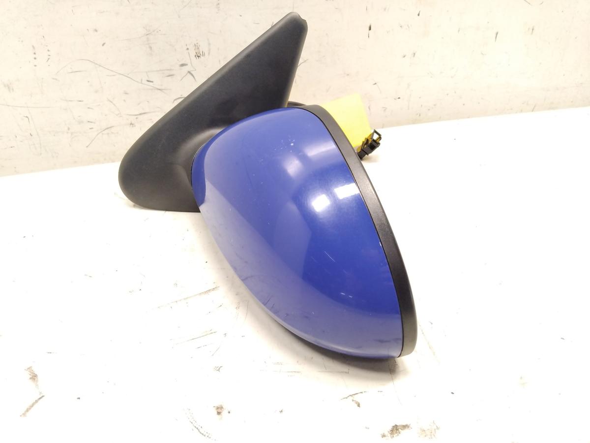 Seat Leon 1M original Au&szlig;enspiegel links elektrisch beheizt Facelift BJ2003 LS5G Canaria Blau