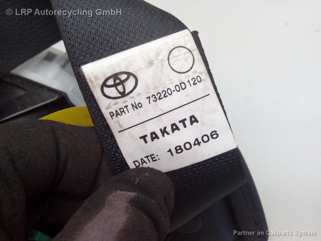 Toyota Yaris 2 Bj.2006 original Sicherheitsgurt vorn links 3-türig 732200D120 Frankreich