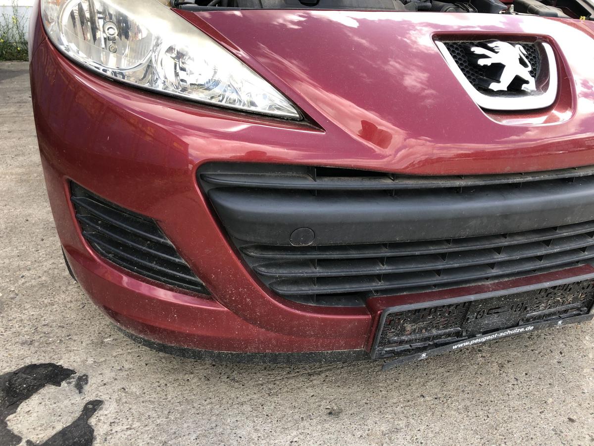 Peugeot 207 WA WC Sto&szlig;f&auml;nger vorn Frontsch&uuml;rze Facelift ab09 KJC Rouge Erythree