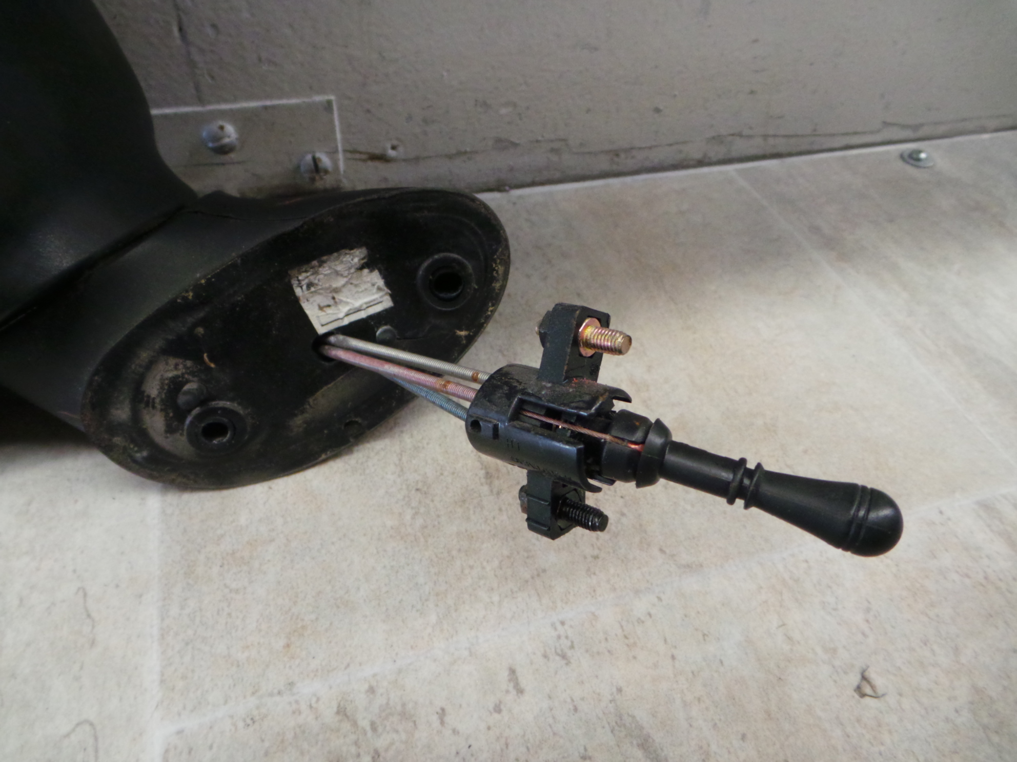 Chevrolet Matiz BJ 2007 Au&szlig;enspiegel links mechanisch Seitenspiegel