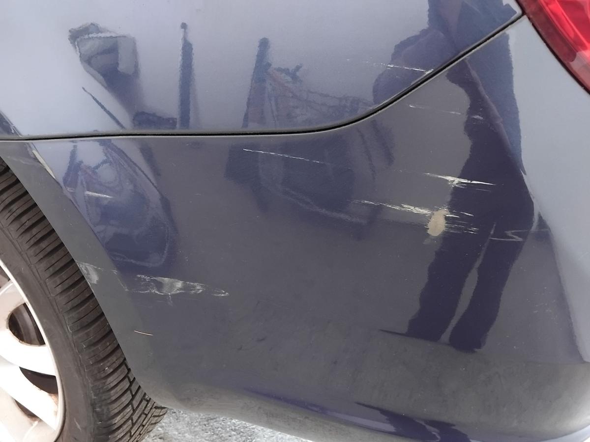 Kia Ceed ED Kombi SW original Stossf&auml;nger Sto&szlig;stange hinten PDC BJ2008 A8 ABYSS BLUE