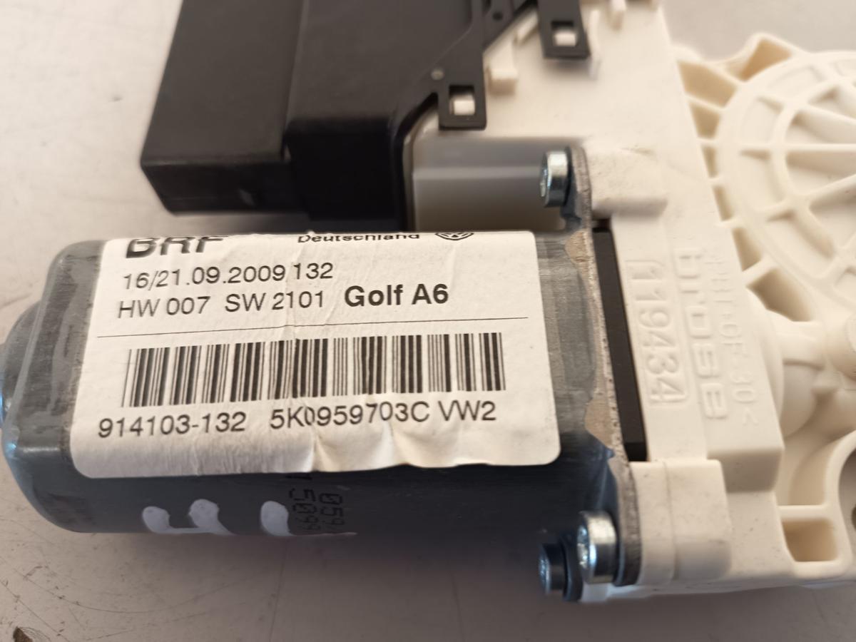VW Golf VI 5K Bj 2009 original Motor Fensterheber hinten rechts 5K0959703C