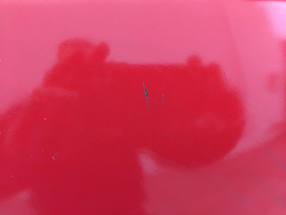 Opel Agila B original Sto&szlig;stange Stossf&auml;nger hinten 4VA glutrot BJ2009