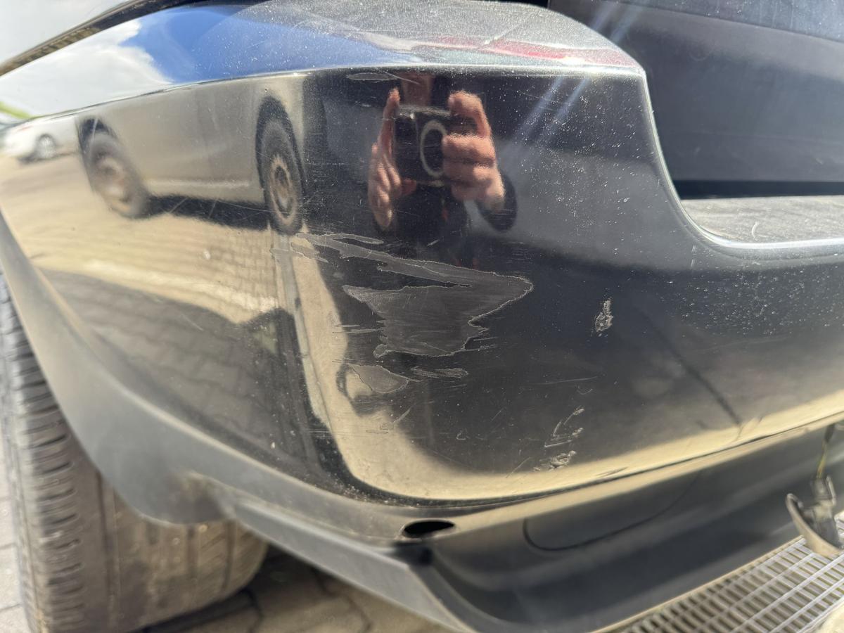 BMW X5 E53 original Sto&szlig;stange Stossf&auml;nger hinten 475 Blacksaphire Metallic