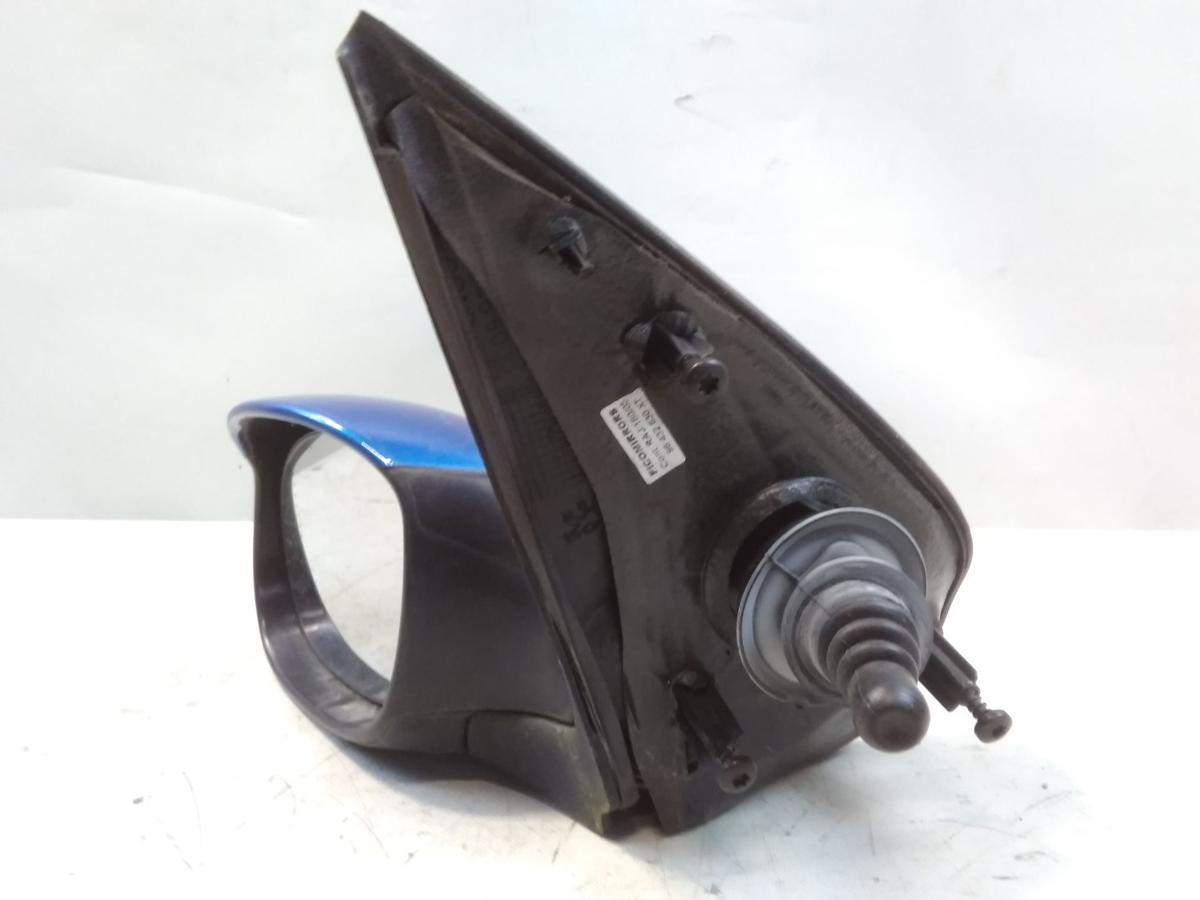 Peugeot 206SW Kombi original Au&szlig;enspiegel links KMF bleu recife manuell BJ2005