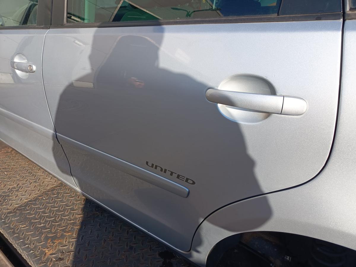 VW Polo 9N3 original T&uuml;r Roht&uuml;r hinten links LA7W Reflexsilber Bj 08