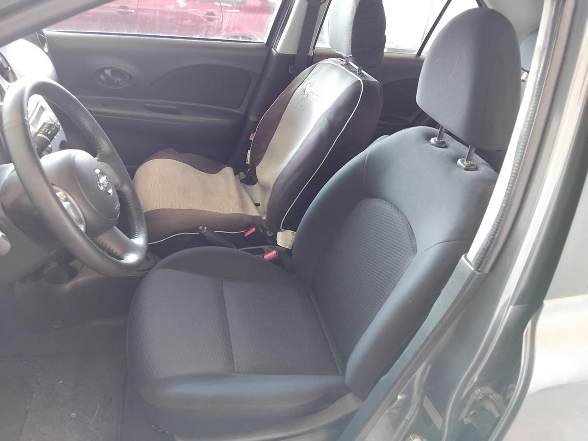 Nissan Micra 4 K13 original Sitz vorn links Fahrersitz Stoff schwarz BJ2013