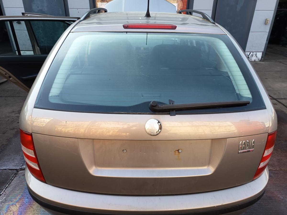 Skoda Fabia 6Y Combi original Heckklappe mit Scheibe F8H Capuccinobeige Bj 2007