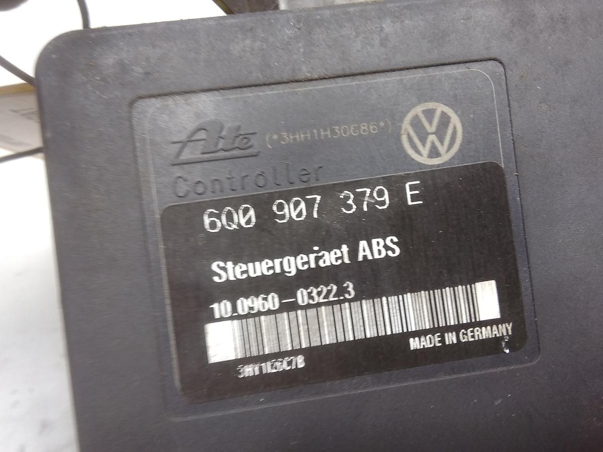 VW Polo 9N1 Bj.2001 original Hydroaggregat ABS Block 6Q0614117C