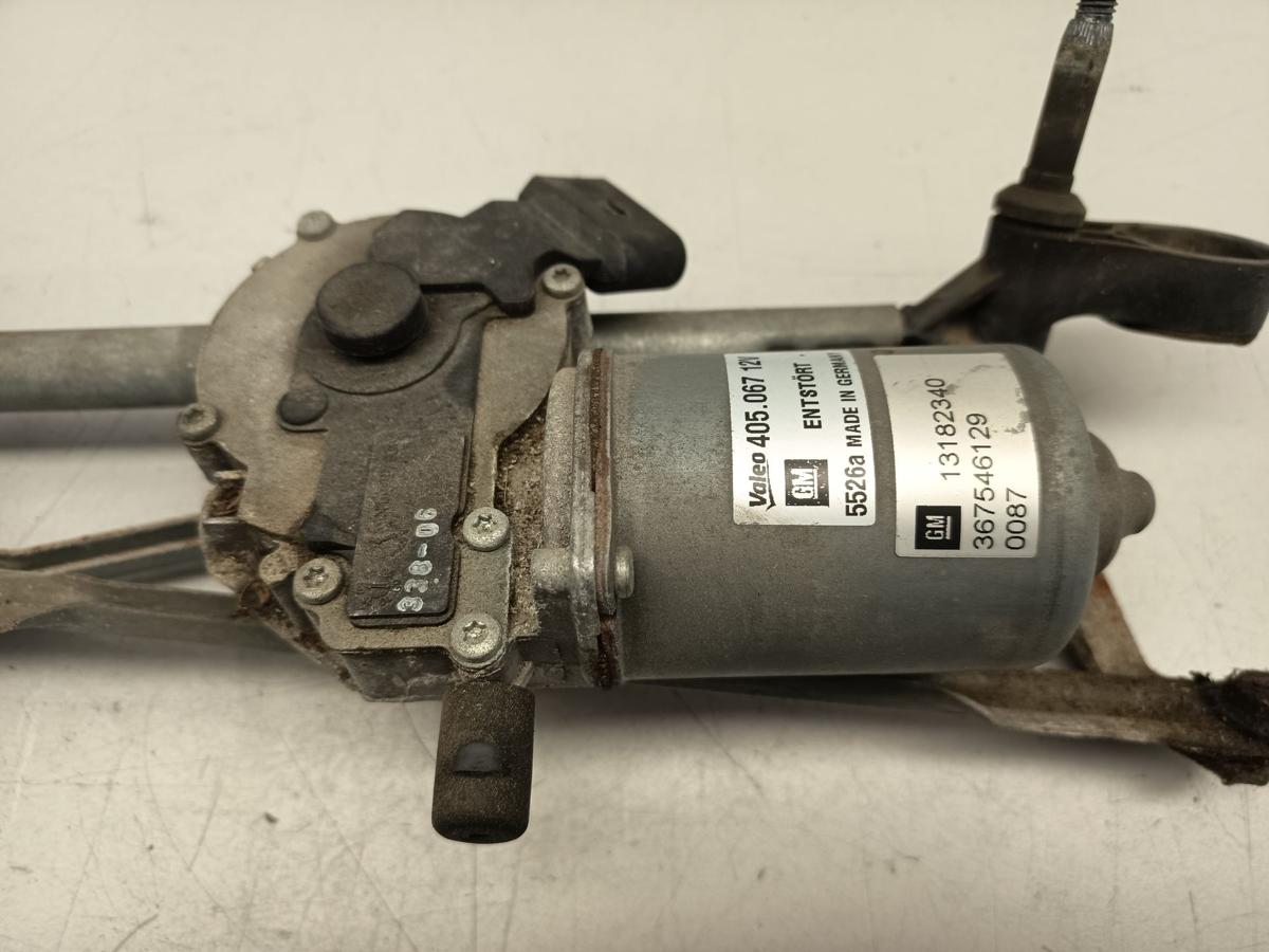 Opel Corsa D original Wischermotor vorne mit Gest&auml;nge Baujahr 2007