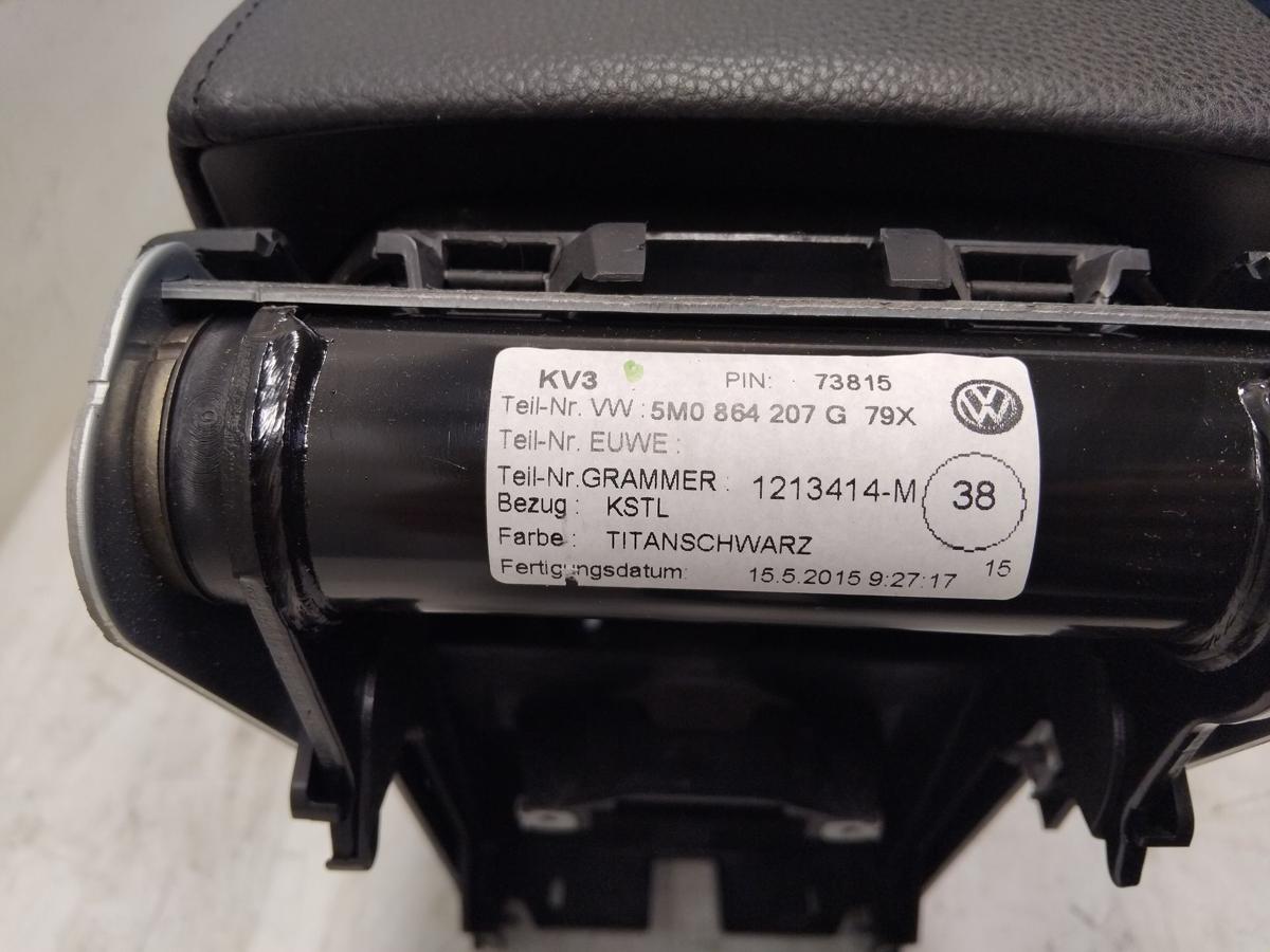 Seat Alhambra 7N original Mittelarmlehne Mittelkonsole vorn titanschwarz Bj.2015