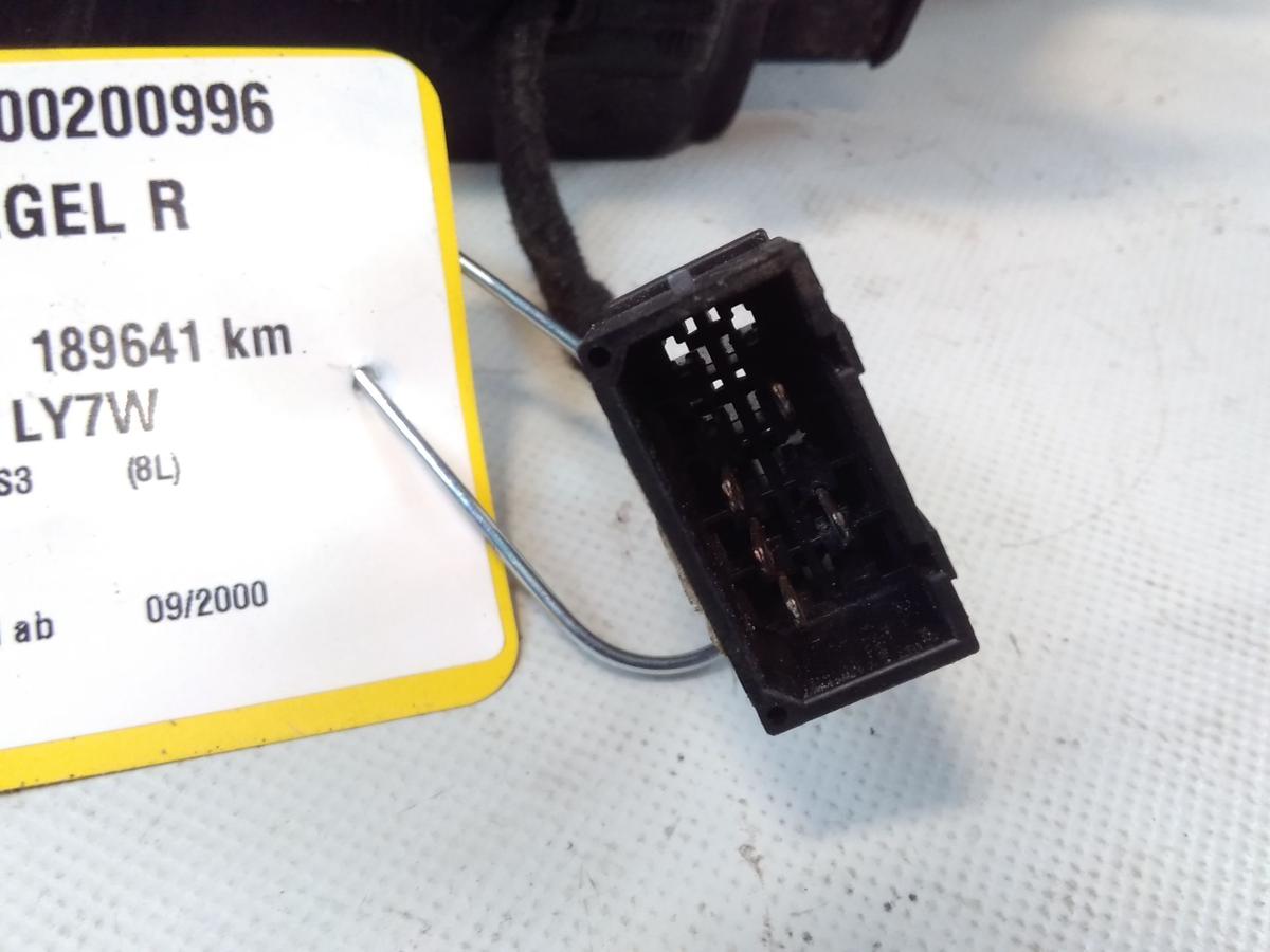 Audi A3 8L original Au&szlig;enspiegel rechts lichtsilber LY7W 3-T&uuml;rer Bj.2002