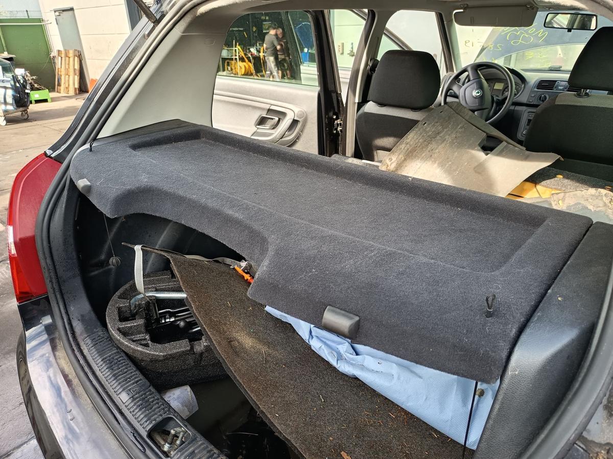 Skoda Fabia II 5J original Hutablage Abdeckung Koffer/Laderaum schwarz Bj 2012